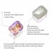 DZ 3008 8*6mm octagon shape effect color crystal fancy stone for nail art DZ 3008 8*6mm octagon shape effect color crystal fancy stone for nail art