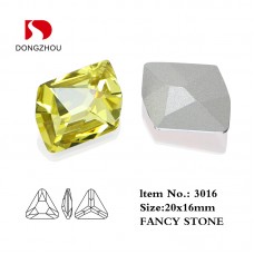 DZ 3016 20x16 mm COSMIC SHAPE CRYSTAL FANCY STONE 