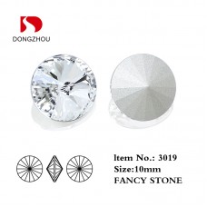 DZ 3019  10 mm  riviol pointed back nail rhinestone