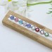 DZ 3289 8*8mm rose cut octagon shape effect color crystal fancy stone for nail art DZ 3289 8*8mm rose cut octagon shape effect color crystal fancy stone for nail art