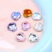 DZ 3321 12*12mm shell shape effect color crystal fancy stone for nail art DZ 3321 12*12mm shell shape effect color crystal fancy stone for nail art