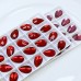 DZ 1053 Drop Shape With 2 Hole Sew On Drop Flatback Rhinestones
