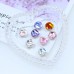 DZ 3321 12*12mm shell shape effect color crystal fancy stone for nail art DZ 3321 12*12mm shell shape effect color crystal fancy stone for nail art
