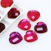 DZ 1035 heart shape with 2 hole crystal flat back stone DZ 1035 heart shape with 2 hole crystal flat back stone