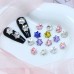 DZ 3399 8*8mm snowflake shape crystal fancy stone k9 crystal rhinestone for nail art DZ 3399 8*8mm snowflake shape crystal fancy stone k9 crystal rhinestone for nail art
