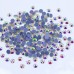 SS3-SSS20 Crystal AB Color Round Shape Hotfix Flatback Crystal Rhinestones For Clothes Decoration DIY