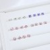 DZ 3210 8*8mm cross shape effect color crystal fancy stone for nail art