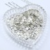 DZ 2015 6*6mm heart shape glass flatback stone for nail art (720pcs/pack)