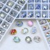 DZ 3002 10*8mm oval shape effect color crystal fancy stone for nail art DZ 3002 10*8mm oval shape effect color crystal fancy stone for nail art