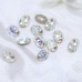 DZ 3002 14*10mm rectangle shape effect color crystal fancy stone for nail art