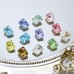DZ 3118 10*8mm octagon shape crystal fancy stone for nail art