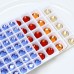 DZ 1001 Round  Flat back crystal stone 