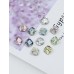 DZ 3011 8*8mm oval shape crystal fancy stone for nail art DZ 3011 8*8mm oval shape crystal fancy stone for nail art