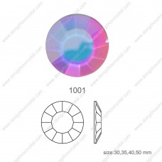 crystal AB round flat back stone 12mm