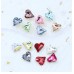 DZ 3215 13*12mm heart shape effect color crystal fancy stone for nail art DZ 3215 13*12mm heart shape effect color crystal fancy stone for nail art