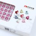 DZ 3215 13*12mm heart shape effect color crystal fancy stone for nail art DZ 3215 13*12mm heart shape effect color crystal fancy stone for nail art