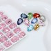 DZ 3003 10*7mm drop shape crystal fancy stone for nail art