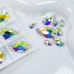 DZ 4065 Drop Shape Mixed Size Sew On Rhinestone Crystal AB DZ 4065 Drop Shape Mixed Size Sew On Rhinestone Crystal AB