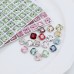 DZ 3011 8*8mm oval shape crystal fancy stone for nail art DZ 3011 8*8mm oval shape crystal fancy stone for nail art