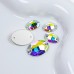 DZ 3063 24x17 MM  oval shape crystal sew on stone 