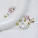 DZ 3140 5*5mm butterfly shape crystal fancy stone for nail art DZ 3140 5*5mm butterfly shape crystal fancy stone for nail art