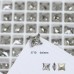 DZ 3710 6*6mm Dart shape crystal rhinestone fancy stone for nail art
