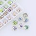 DZ 3010 6*6mm fat square shape effect color crystal fancy stone for nail art DZ 3010 6*6mm fat square shape effect color crystal fancy stone for nail art