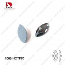 DZ-1066HF horse eye shape crystal hotfix rhinestones for clothes