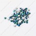 DZ 1000  emerald round crystal hotfix rhinestone 